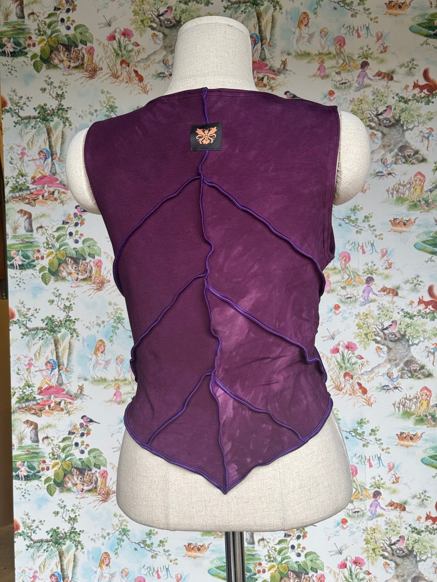 Violet Leafae Top