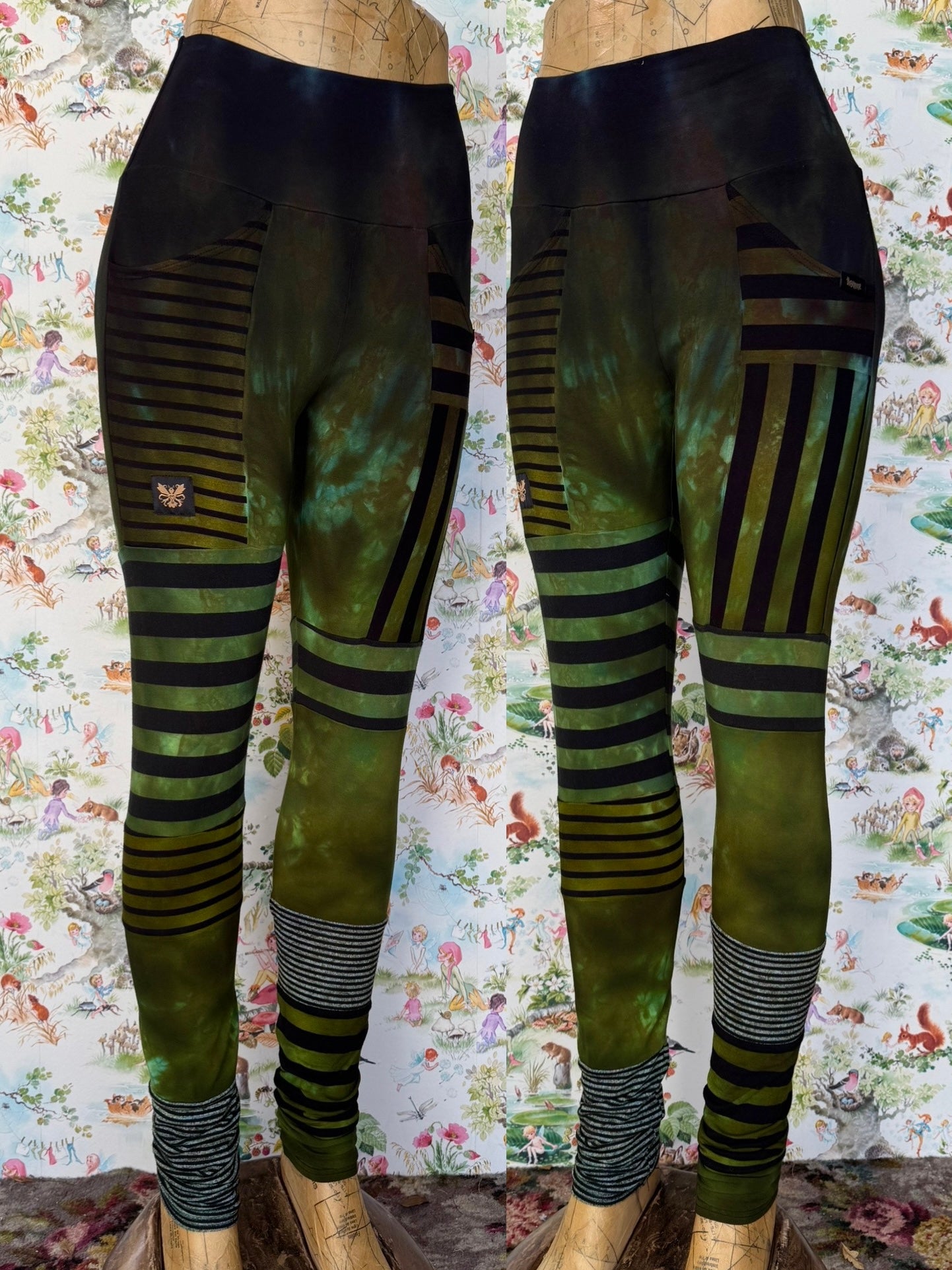 OOAK M/L Foraged Leggings