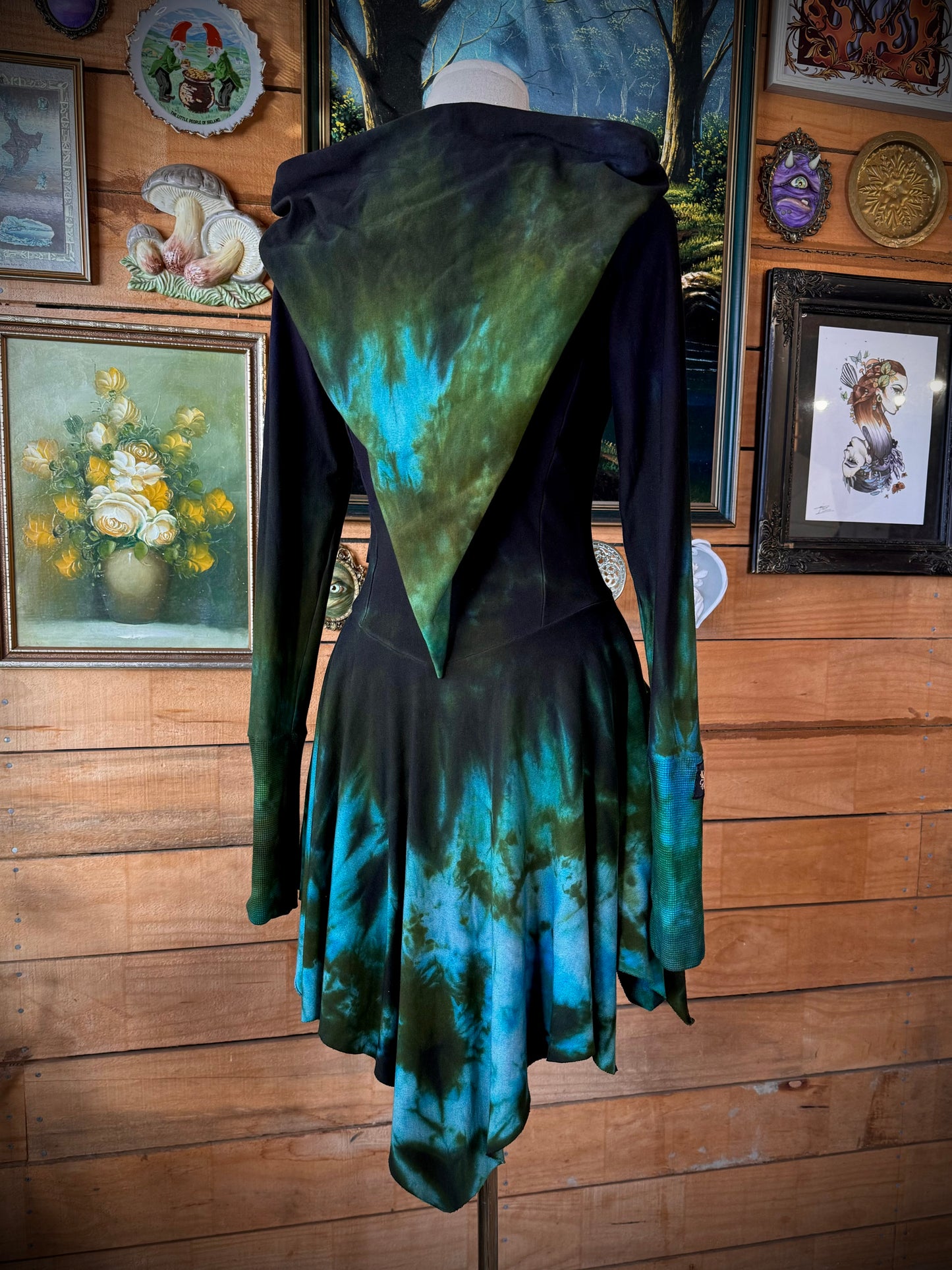 Dark Labradorite Pūkeko Dress