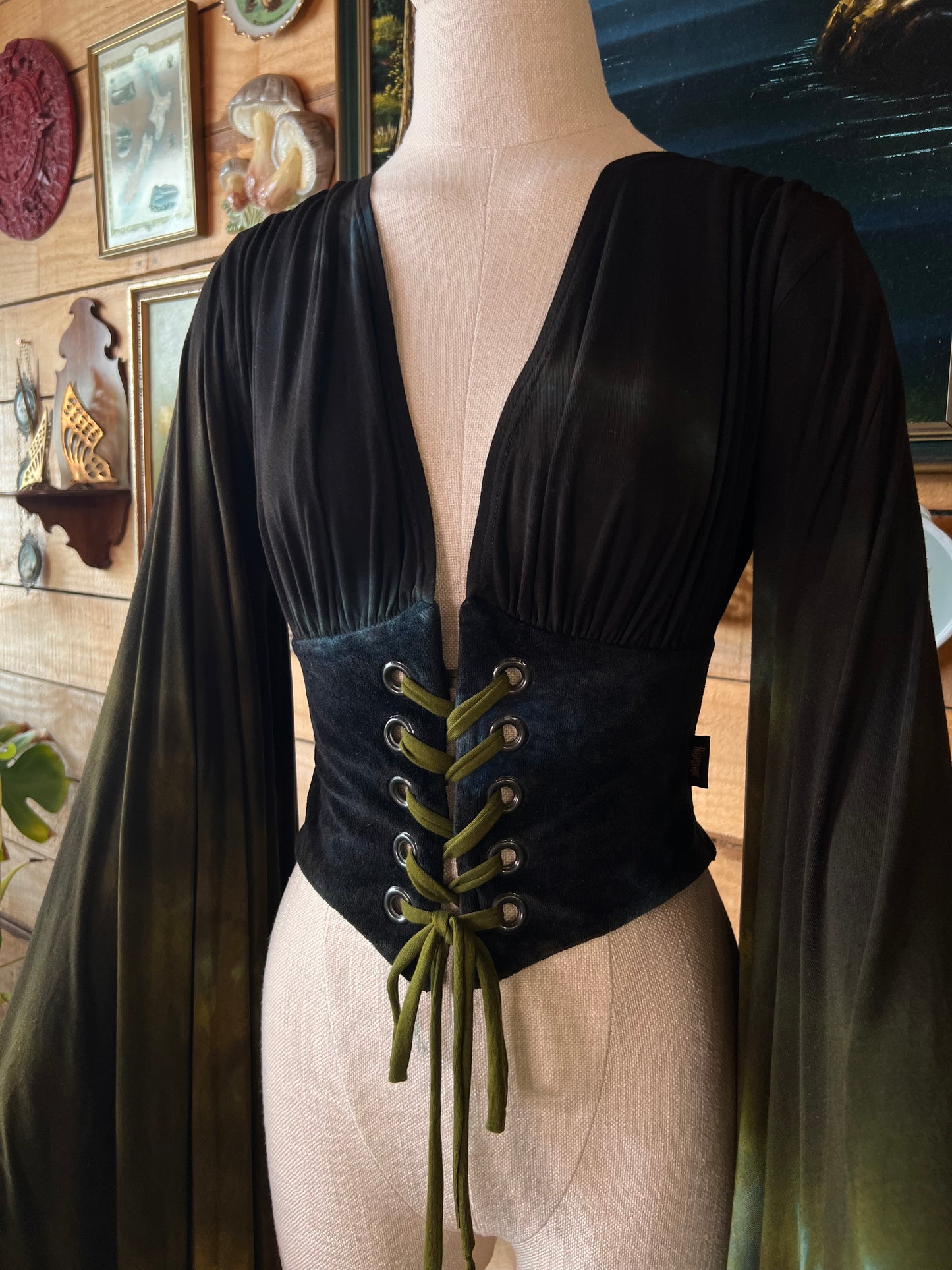 Druids Hollow Kāhu LaceUp Top