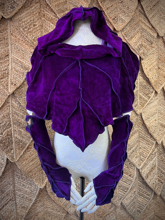 Enchanted Leafae Poncho Set