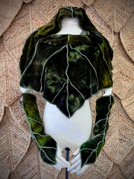 Fern Gully Leafae Poncho Set