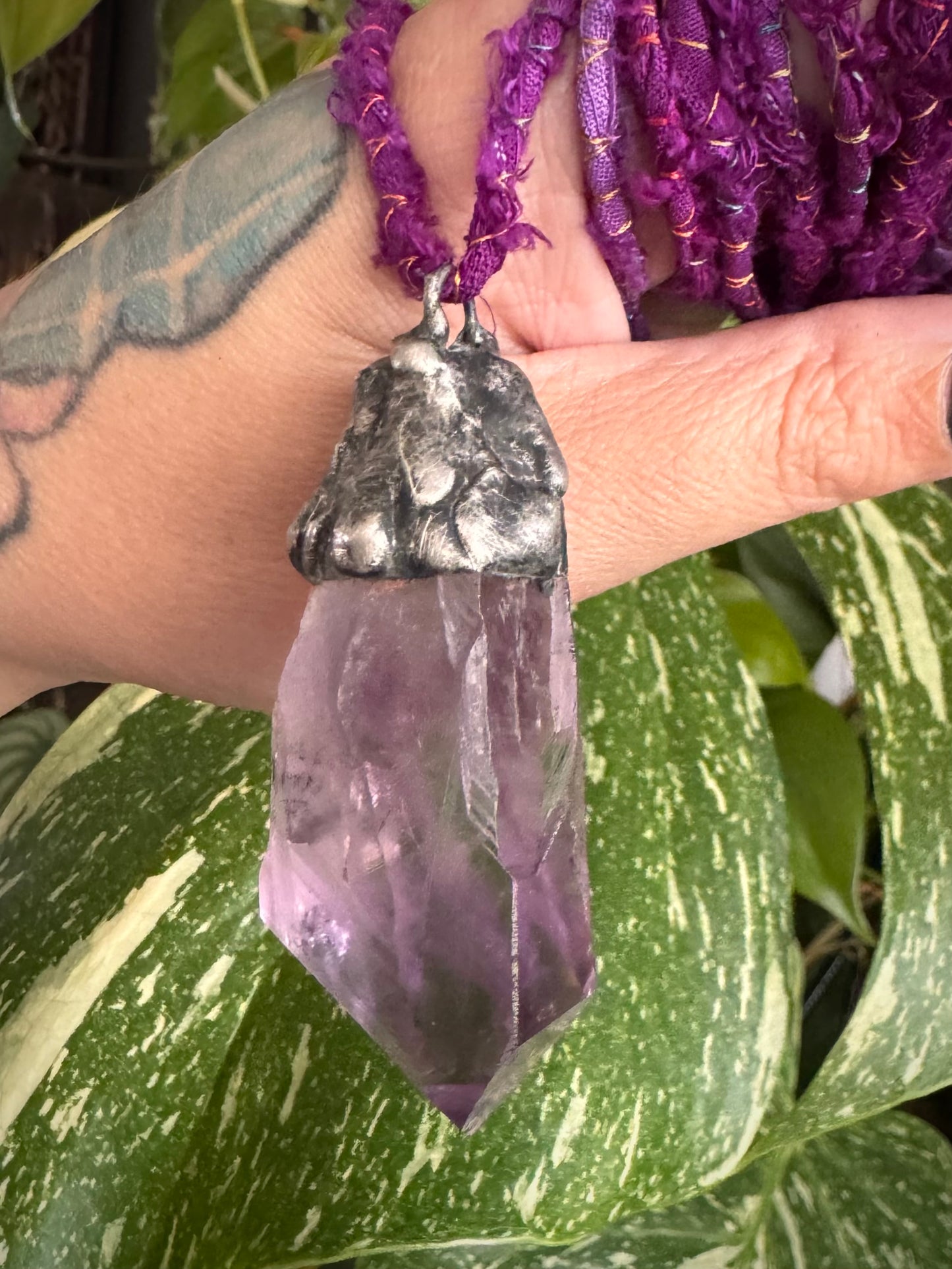 Amethyst Point Amulet