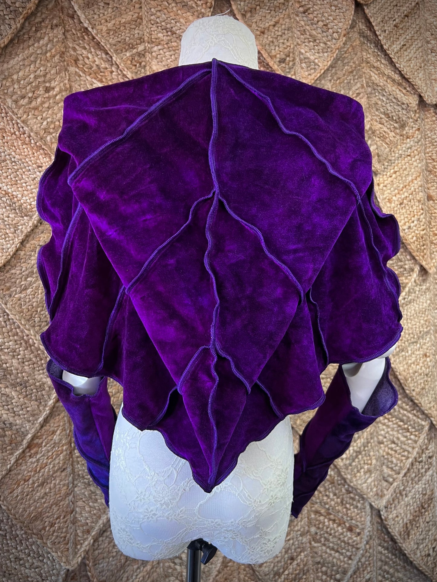 Enchanted Leafae Poncho Set