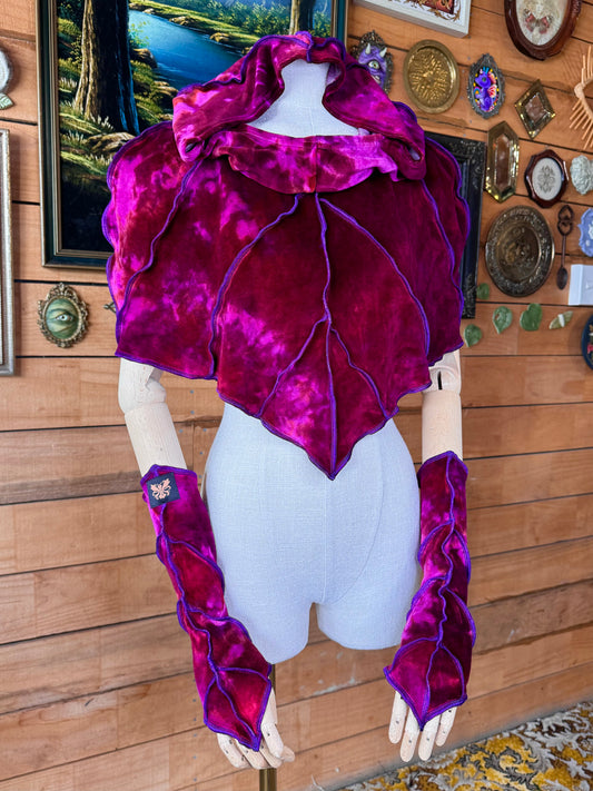 Faelily Leafae Poncho Set