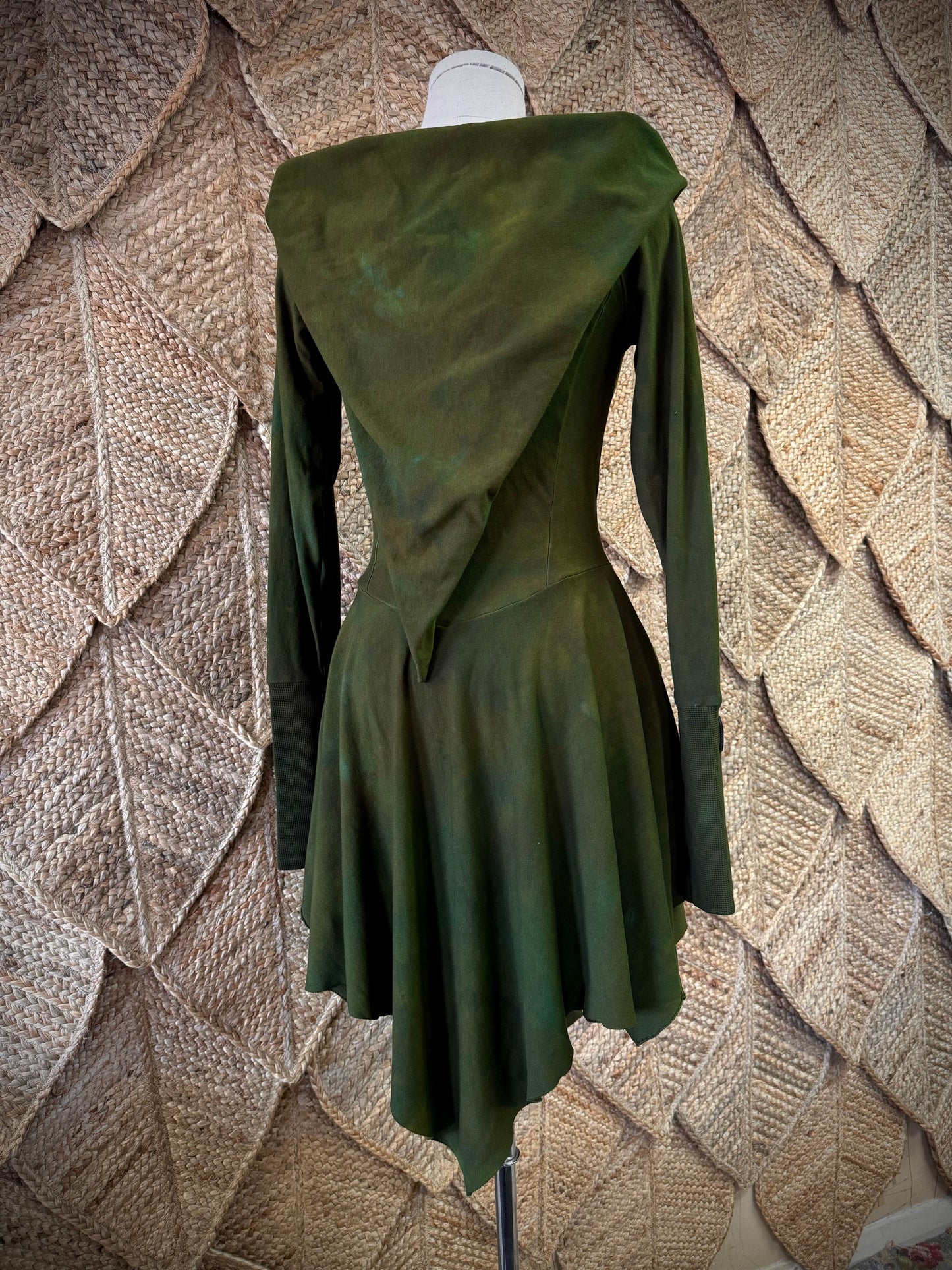 Cauldron Green Pūkeko Dress