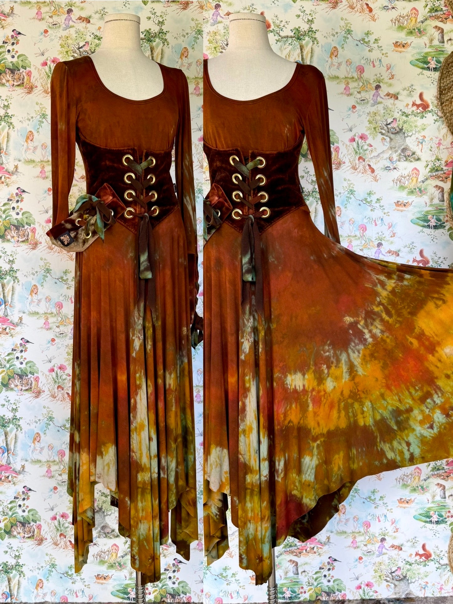 Forest Undergrowth Kererū Dress