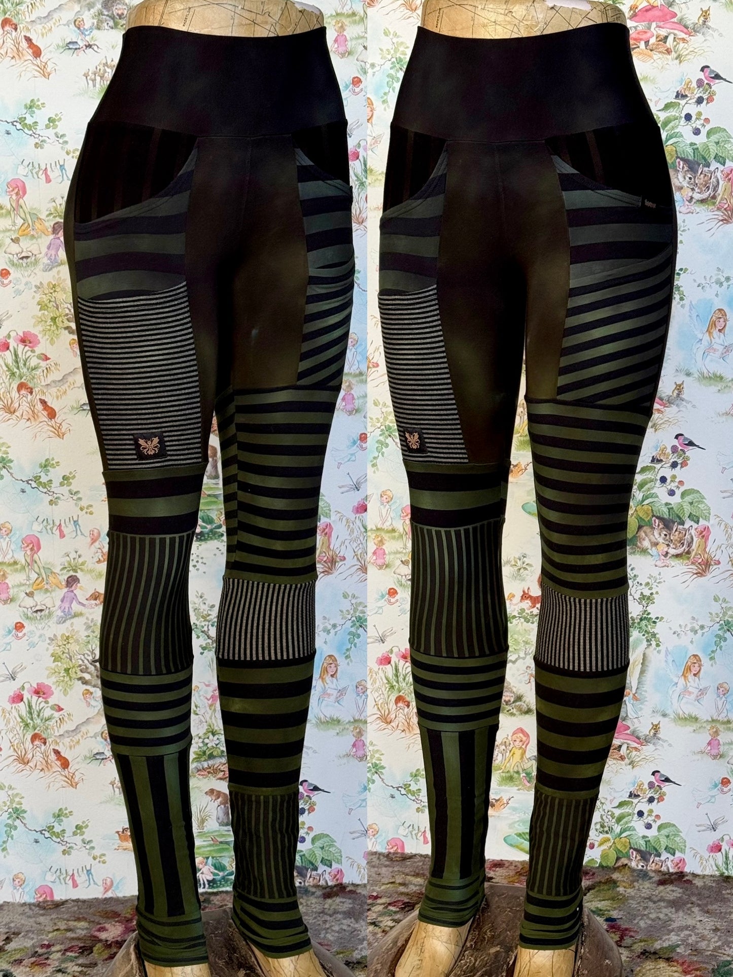 OOAK S/M Foraged Leggings