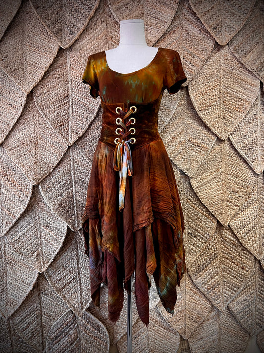 Forest Undergrowth Parea Dress