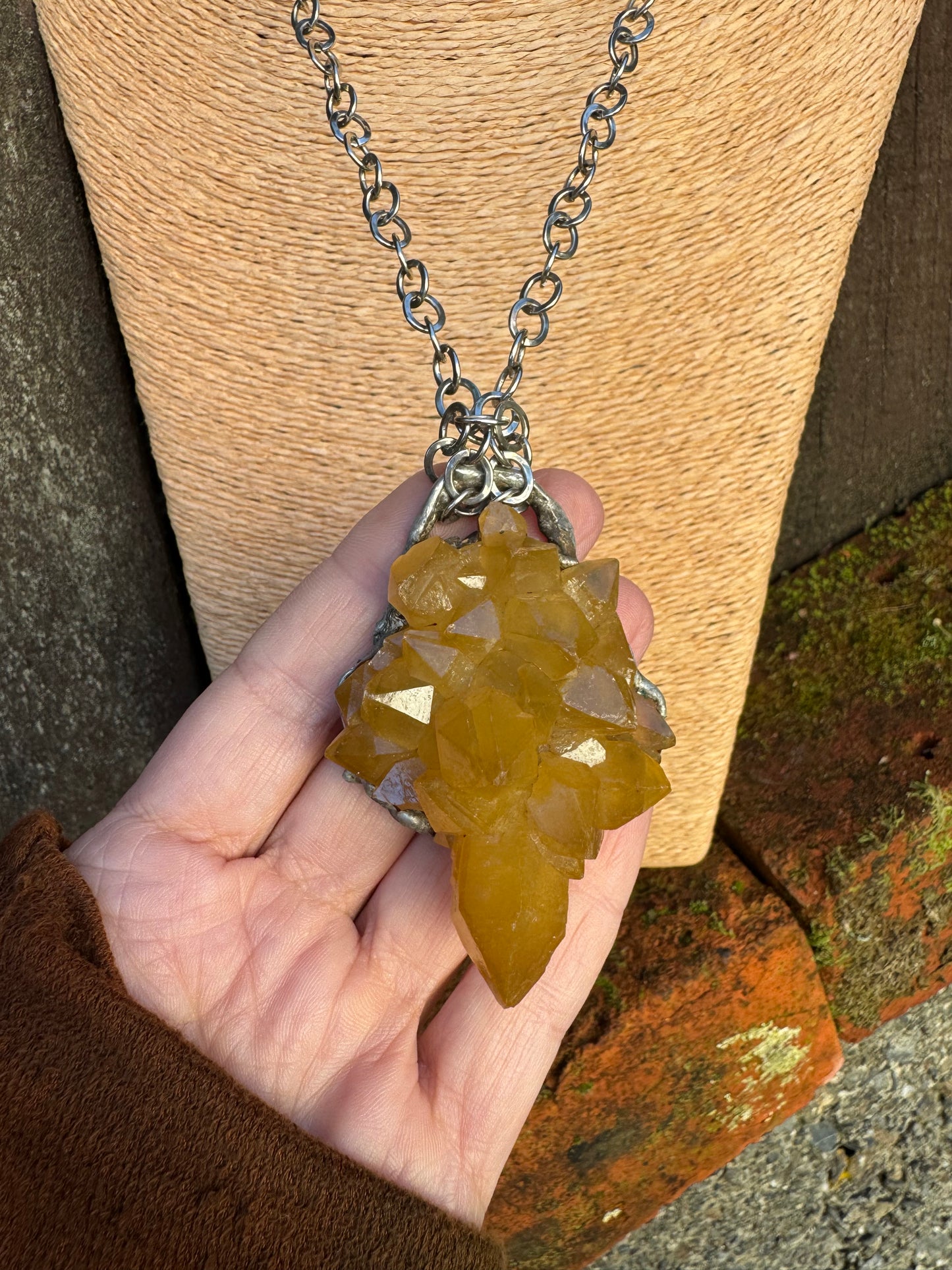 True Citrine Amulet