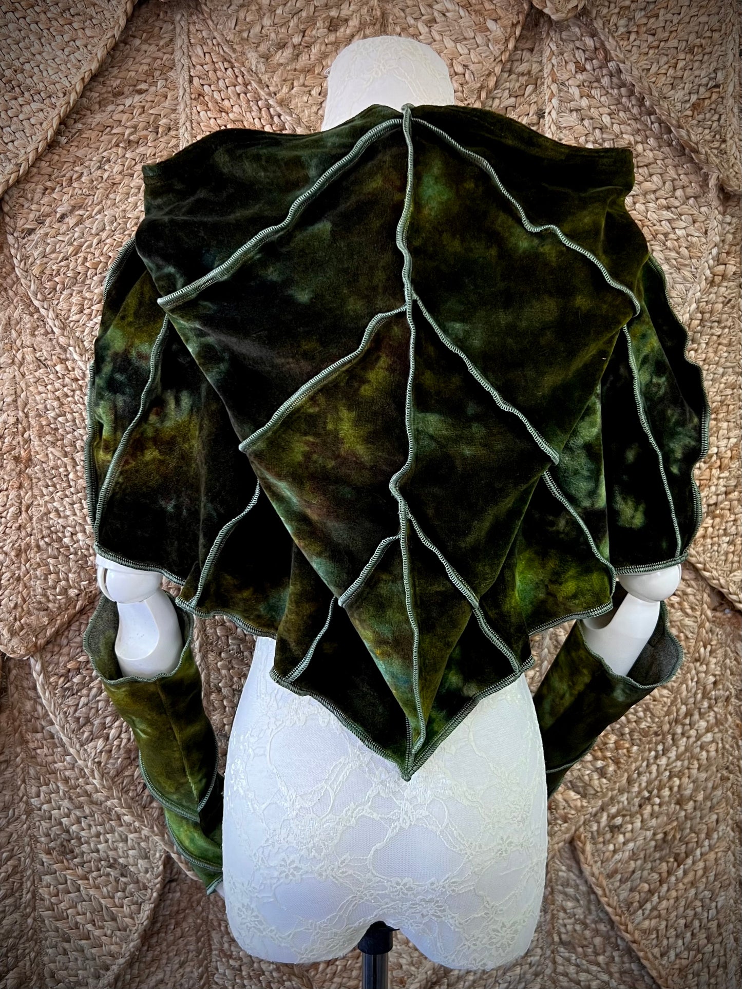 Fern Gully Leafae Poncho Set