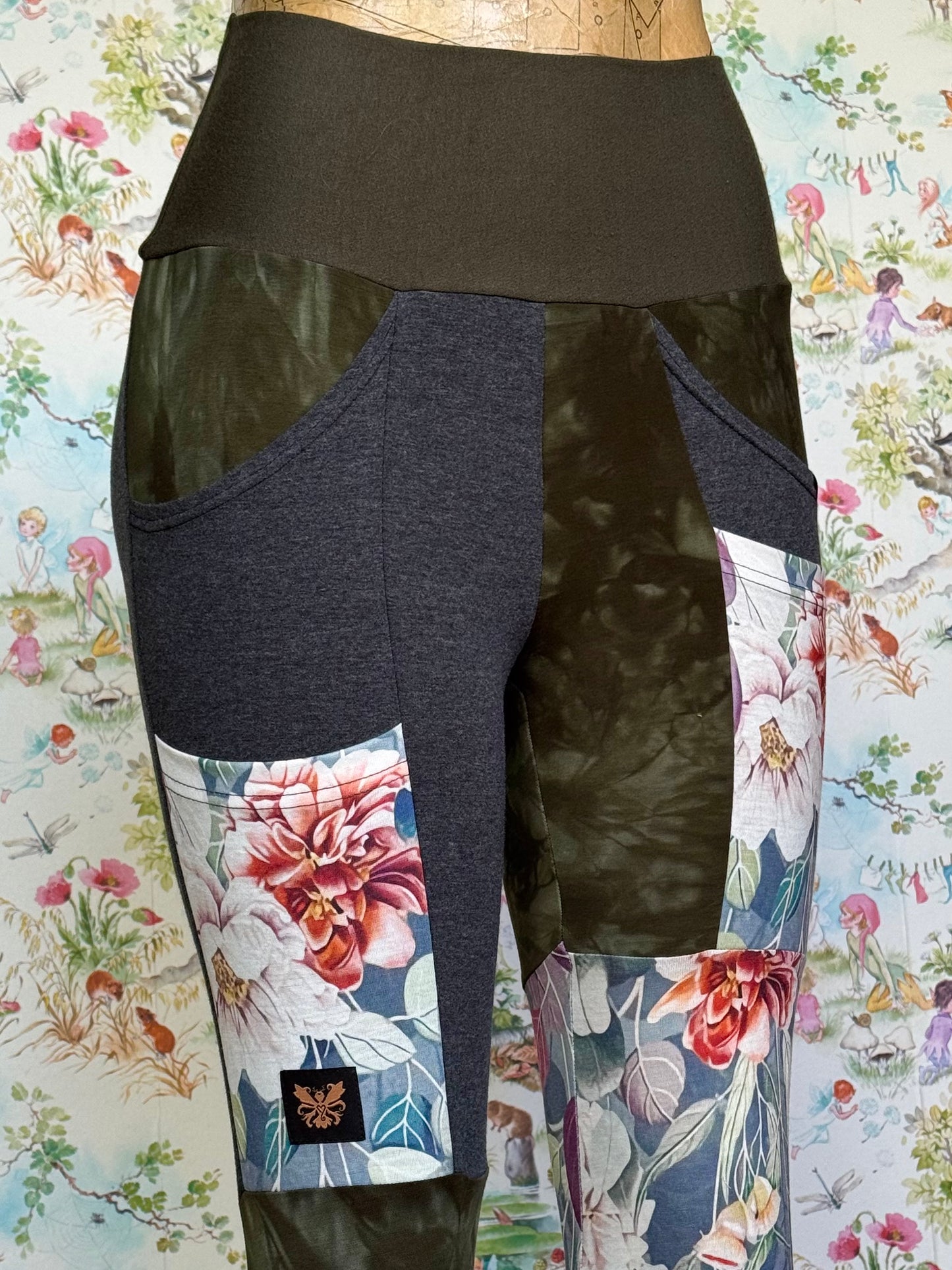 OOAK S/M Foraged Leggings