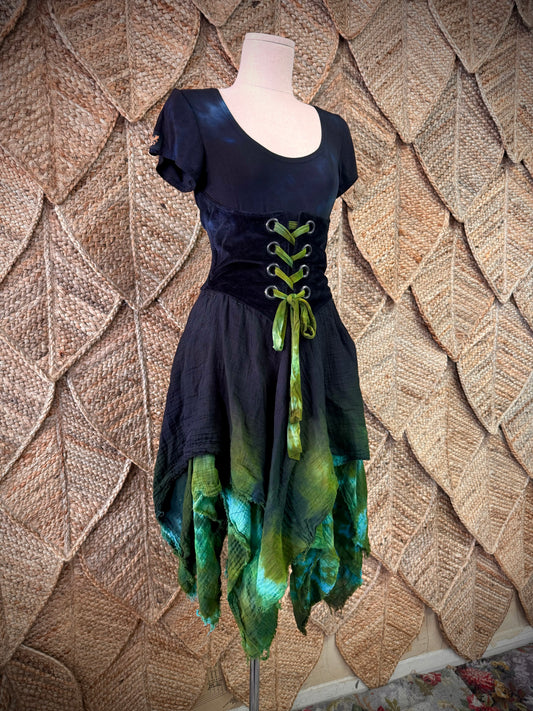 Dark Labradorite Parea Dress