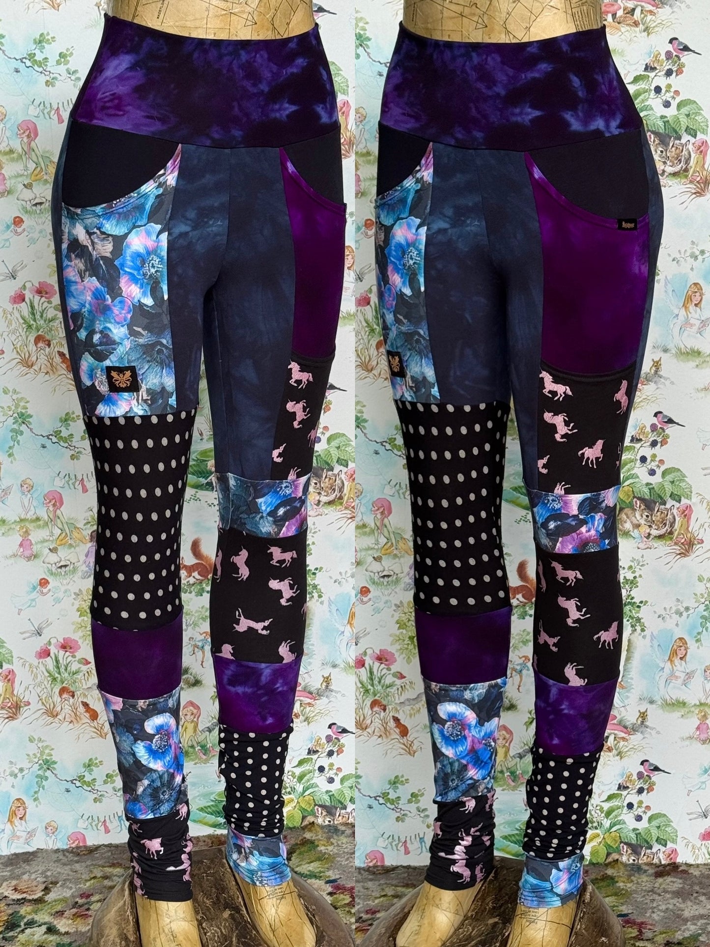 OOAK S/M Foraged Leggings