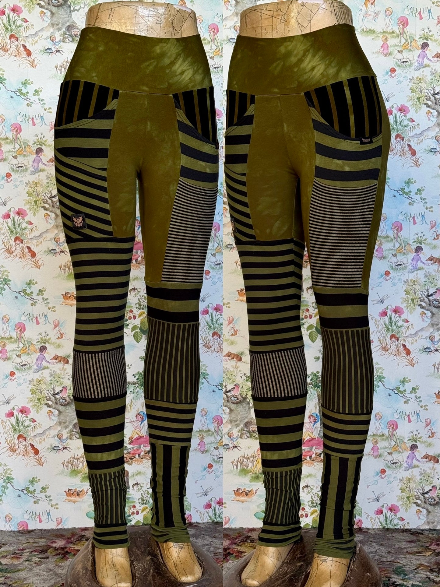 OOAK S/M Foraged Leggings