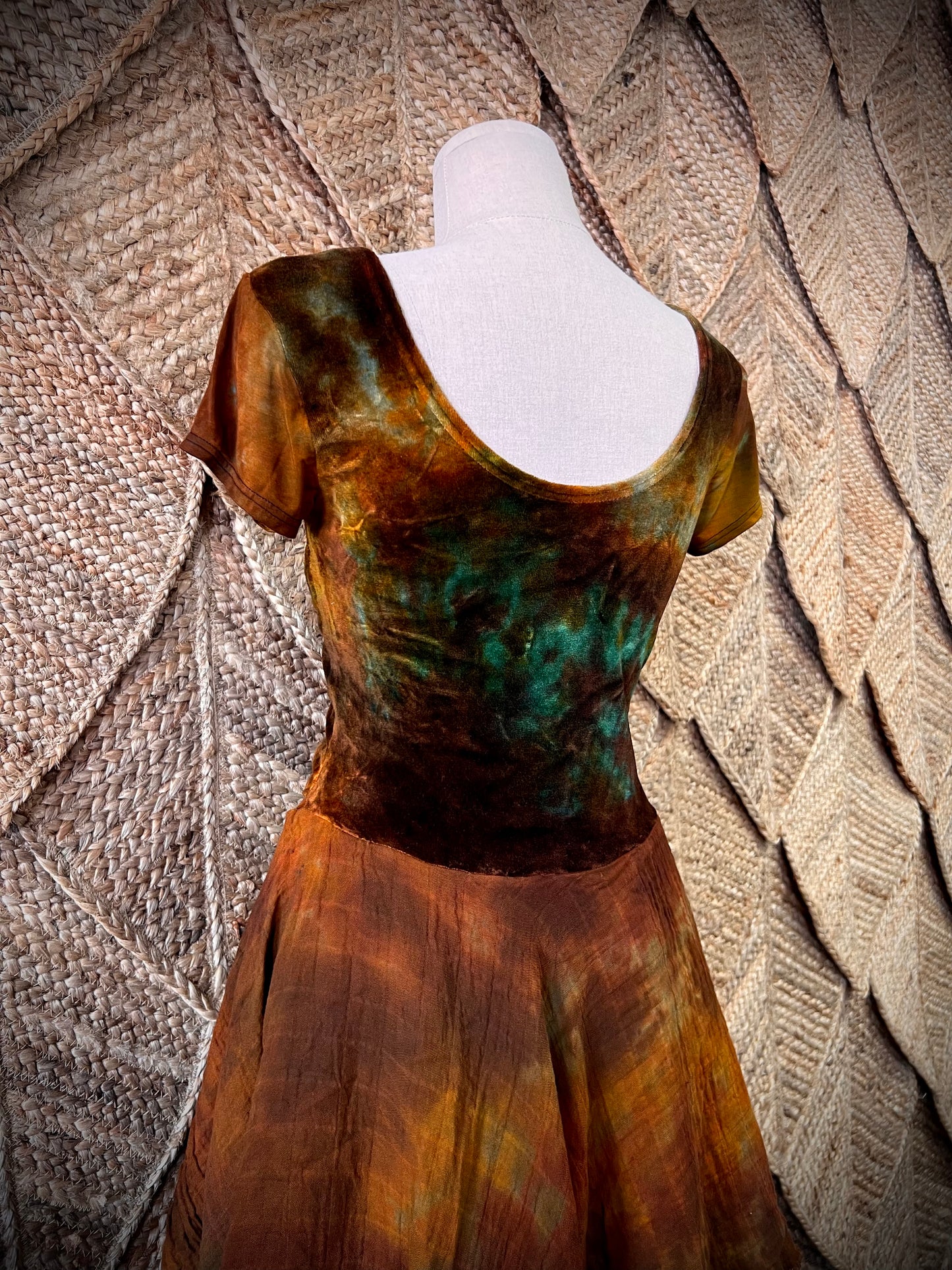 Forest Undergrowth Parea Dress