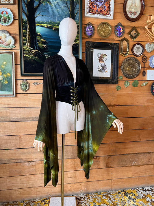 Druids Hollow Kāhu LaceUp Top