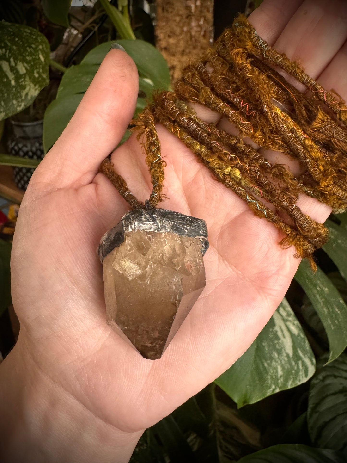 Smokey Quartz Amulet