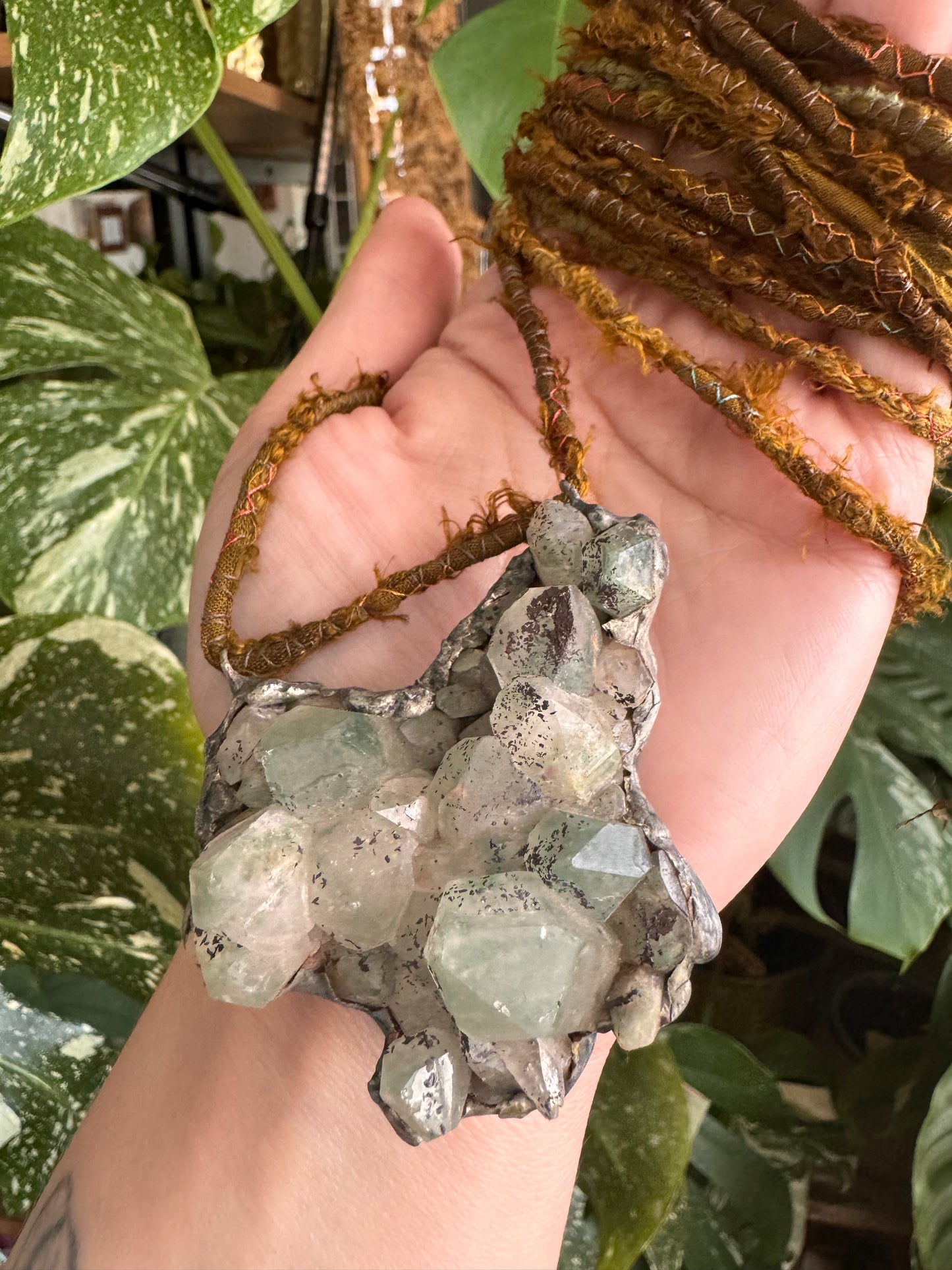 Green Apophyllite Amulet