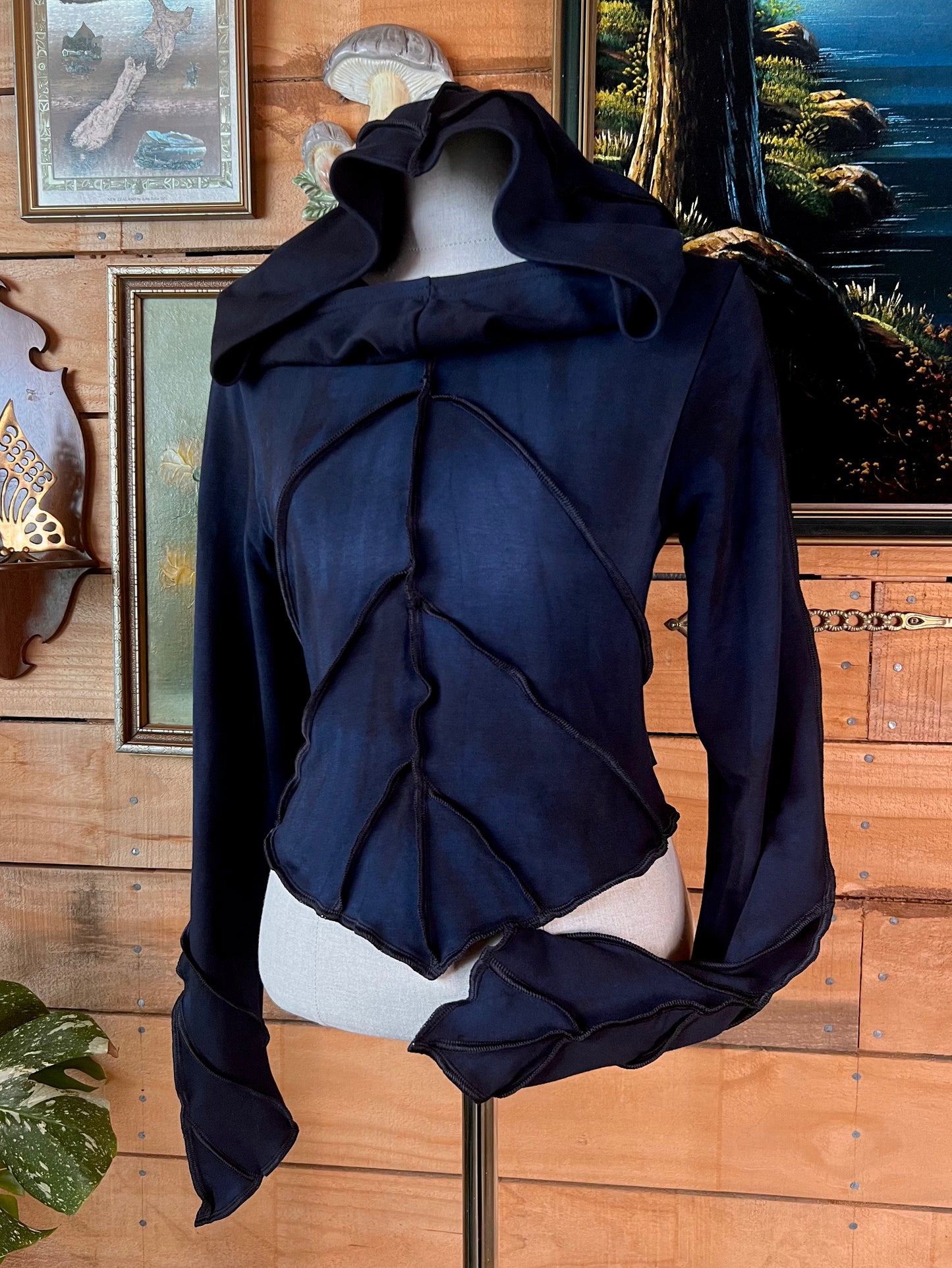 Nightmage Leafae Crop Hoodie