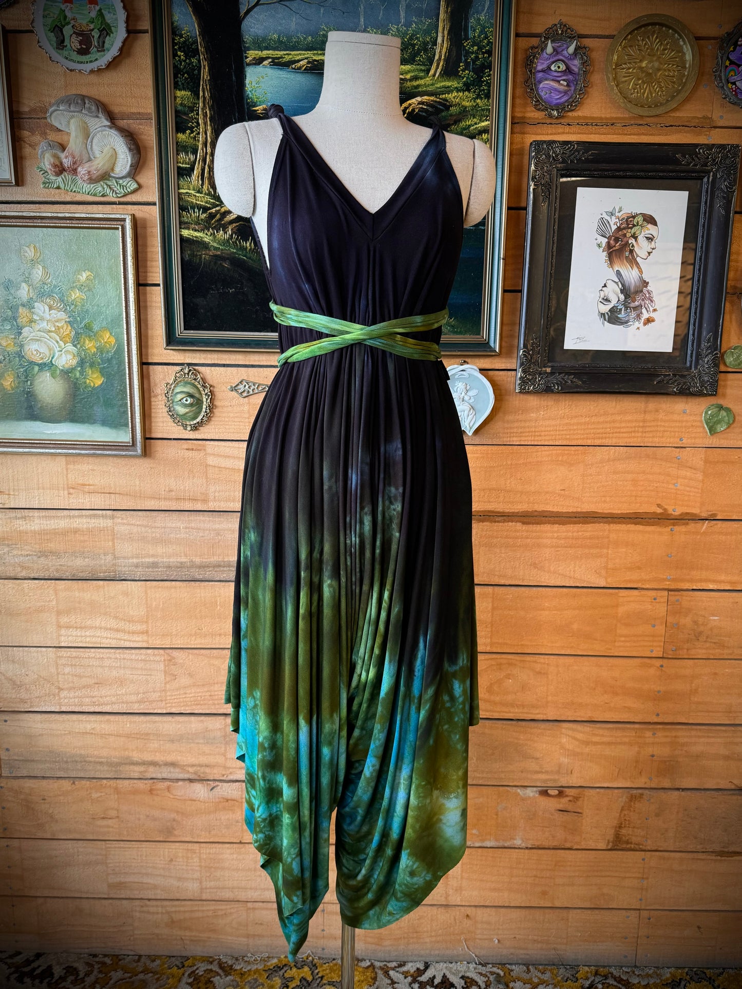 Dark Labradorite Fantail Jumpsuit/Dress