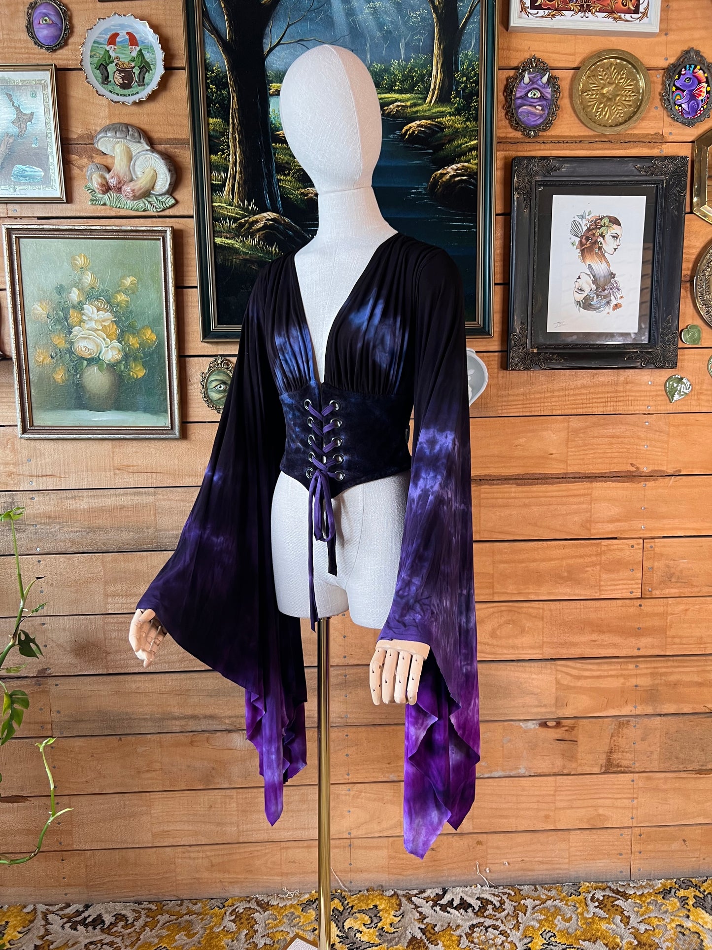 Mystic Kāhu LaceUp Top