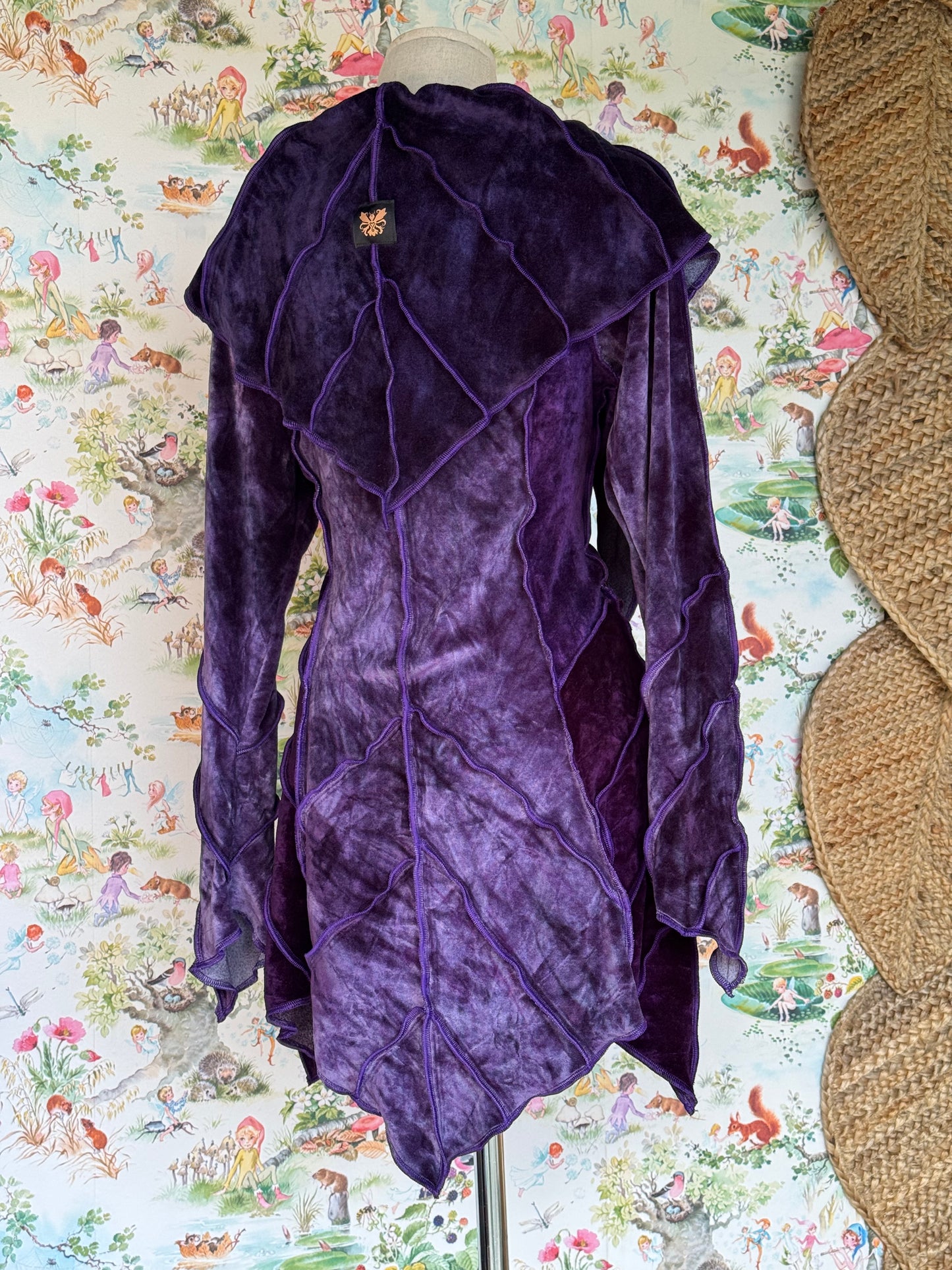 Velour OOAK Leafae Cardi (M}