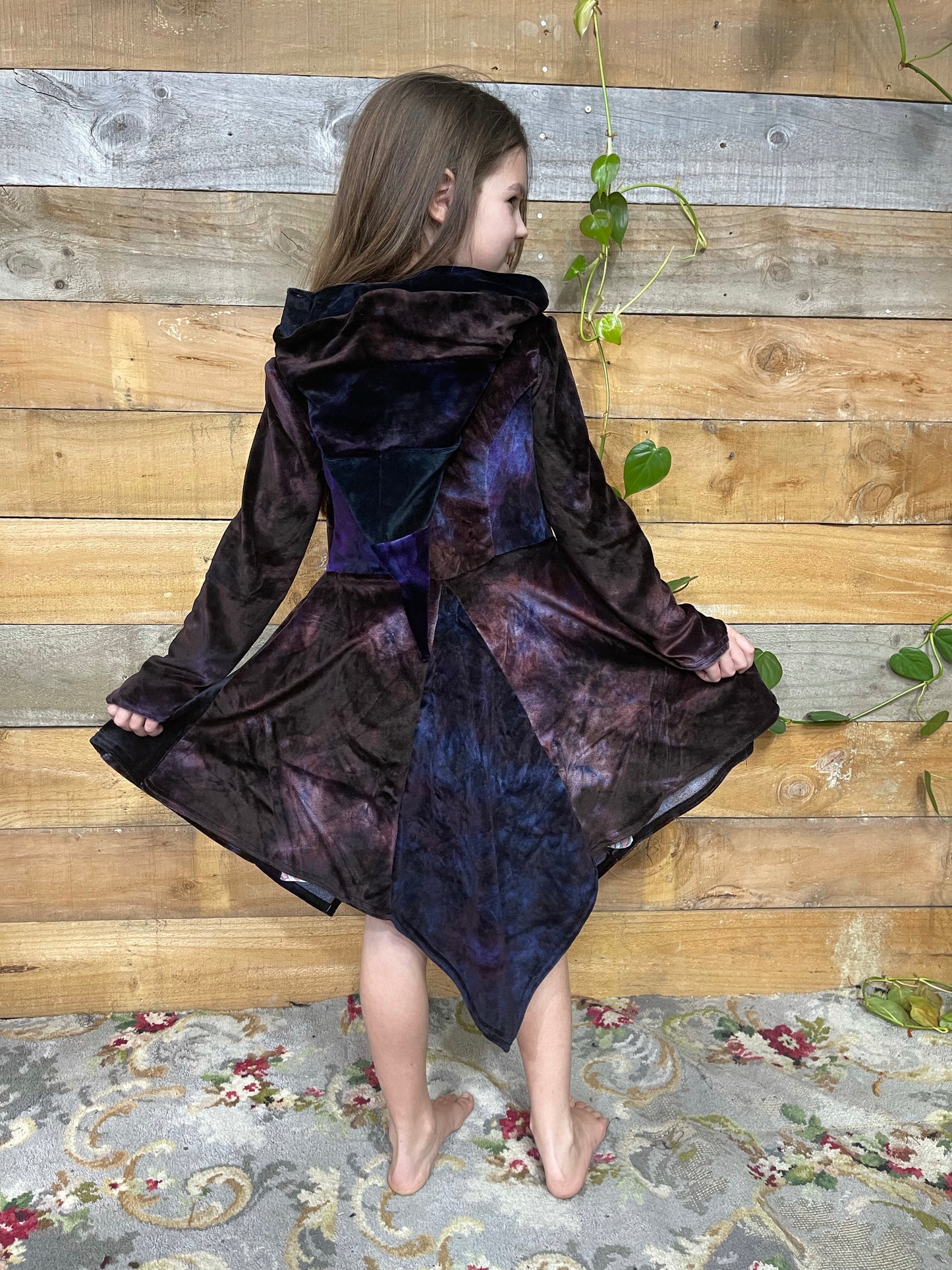 Itsy Pixie Velour Coat 6-10y