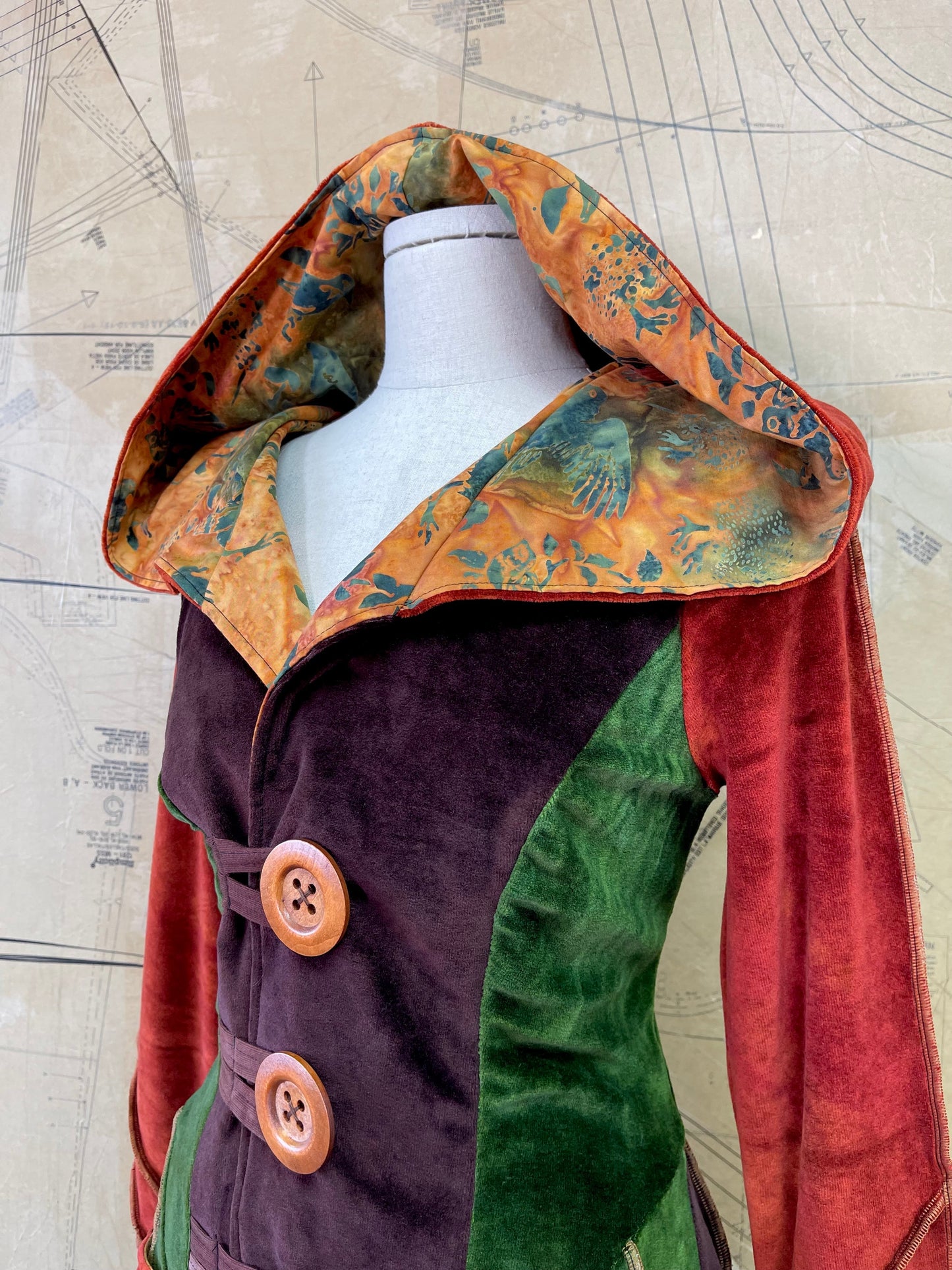 Large Leafae Pixie Coat