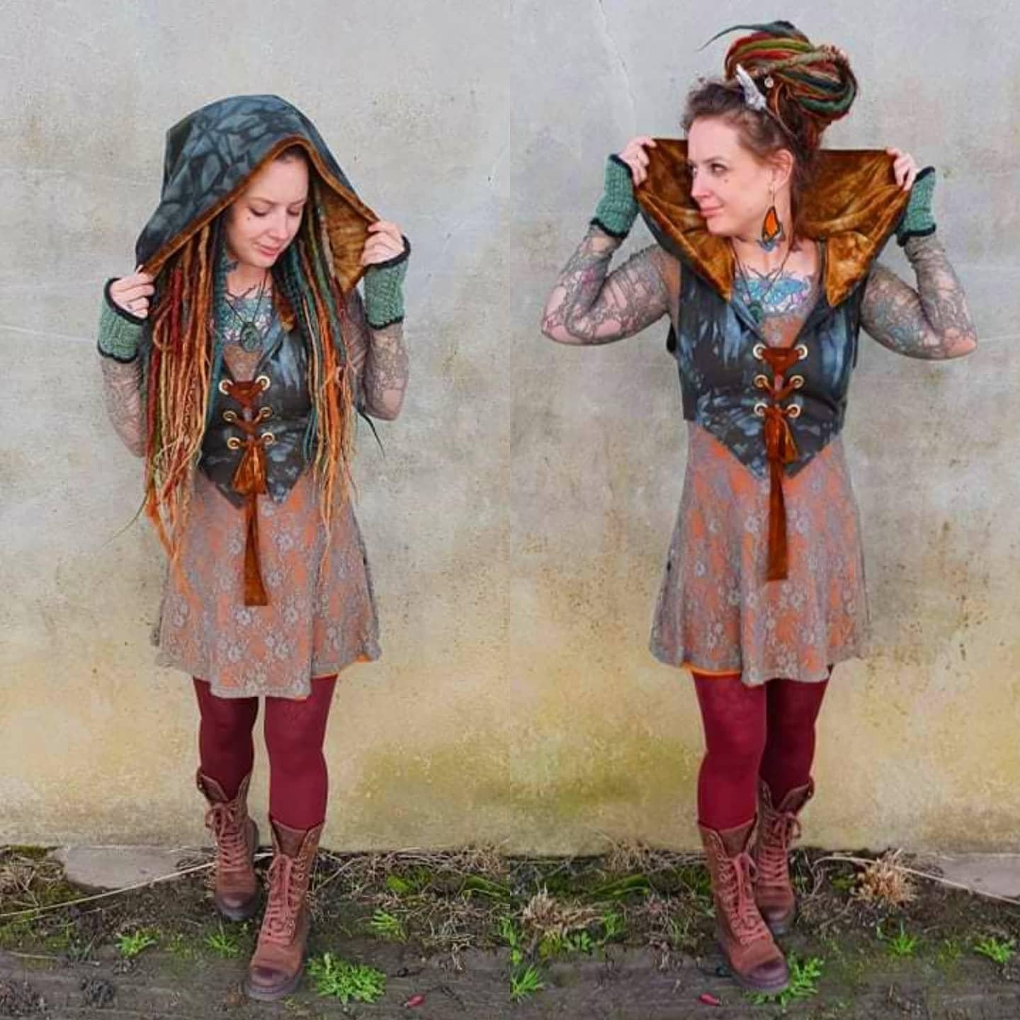 Burnt Earth Pixie Vest
