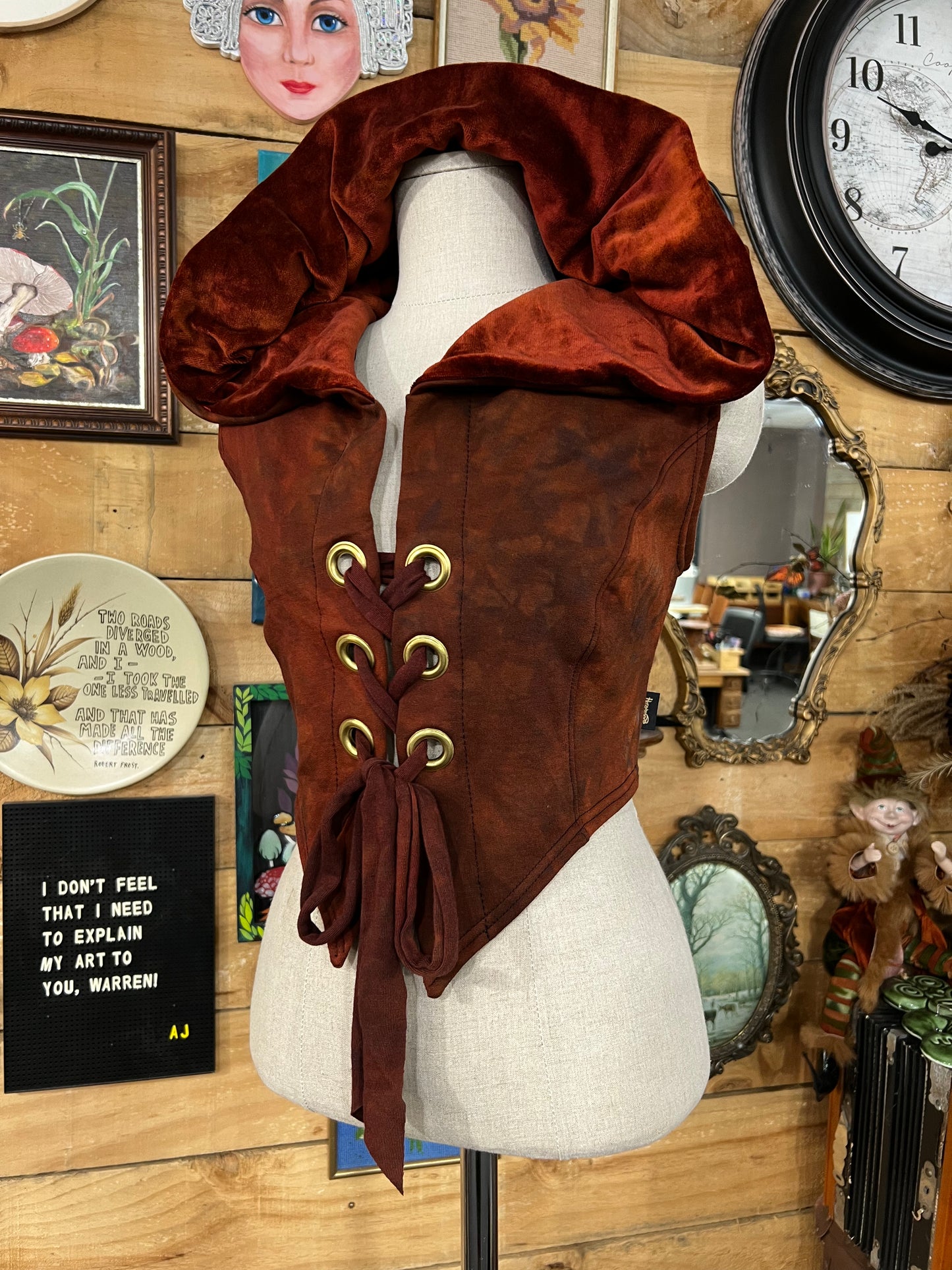 Burnt Earth Pixie Vest