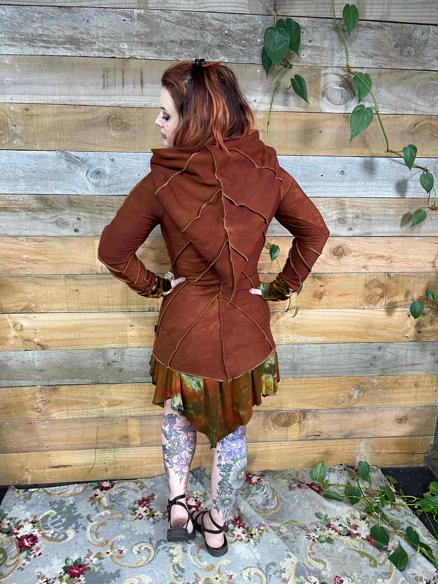 Rust Leafae Hoodie