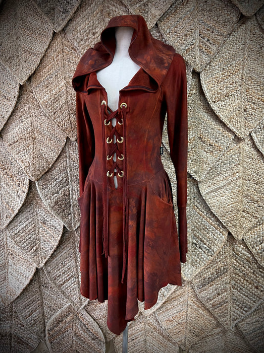 Burnt Earth Pūkeko Dress