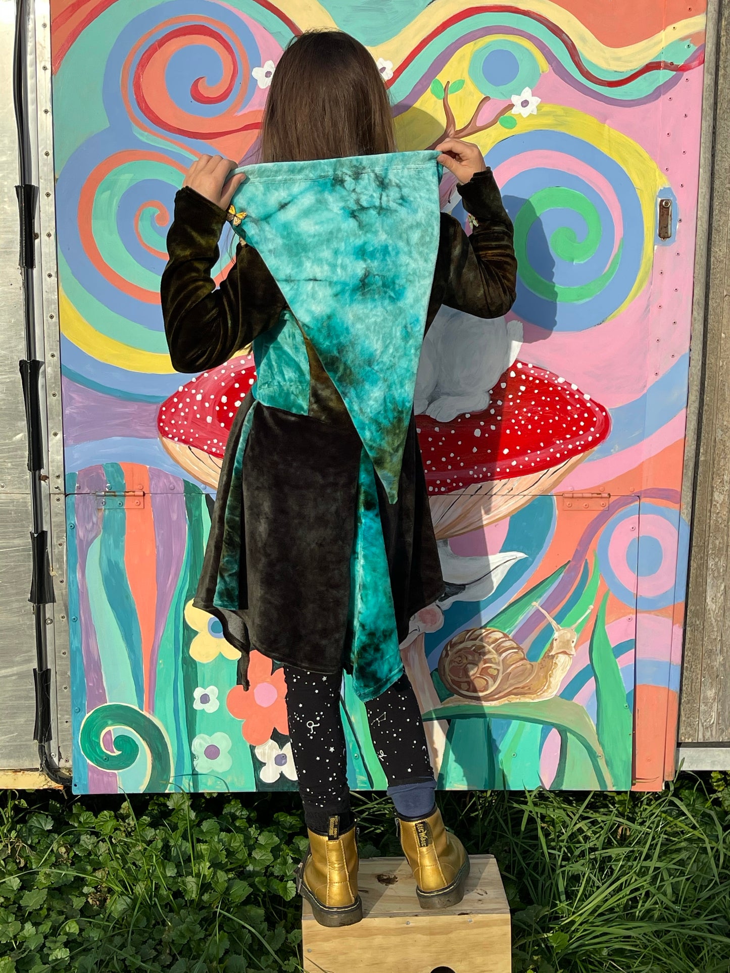 Itsy Pixie Velour Coat 6-10y