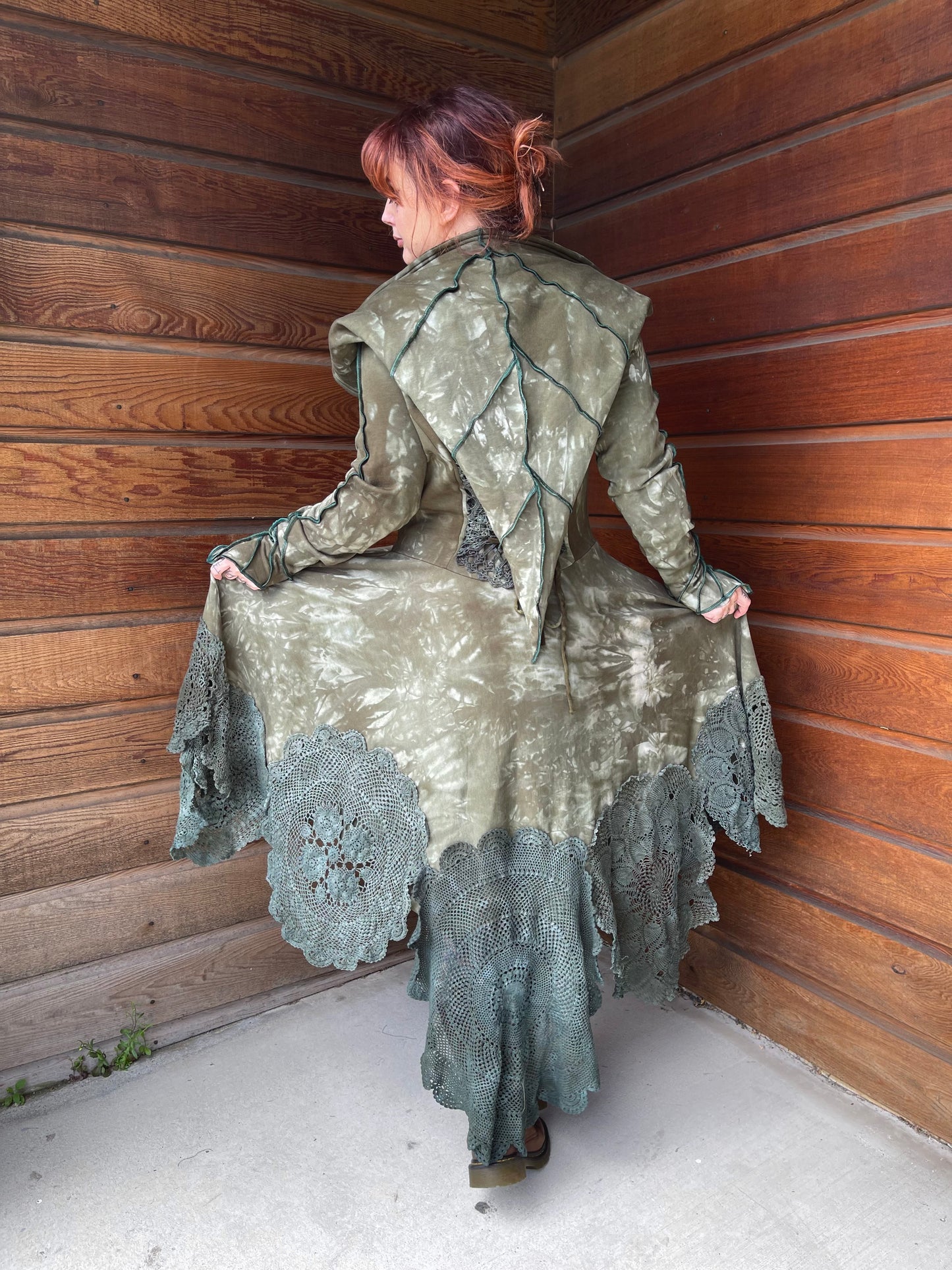Large OOAK Forest Fae Coat