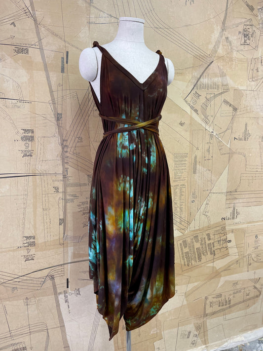 Forest Undergrowth Fantail Jumpsuit/Dress