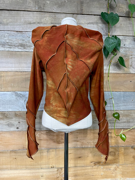 Desert Spire Leafae Crop Hoodie