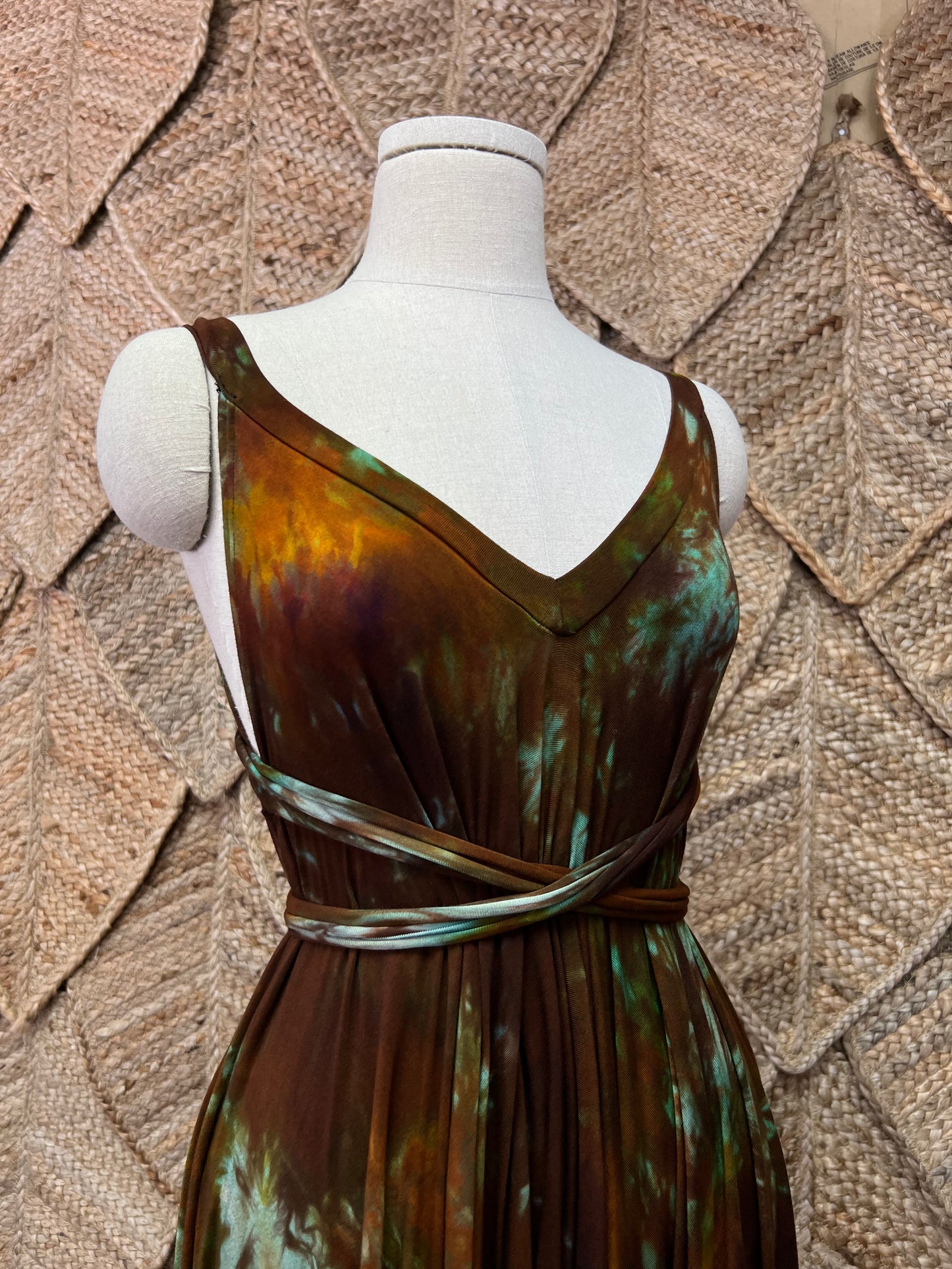 Forest Undergrowth Fantail Jumpsuit/Dress