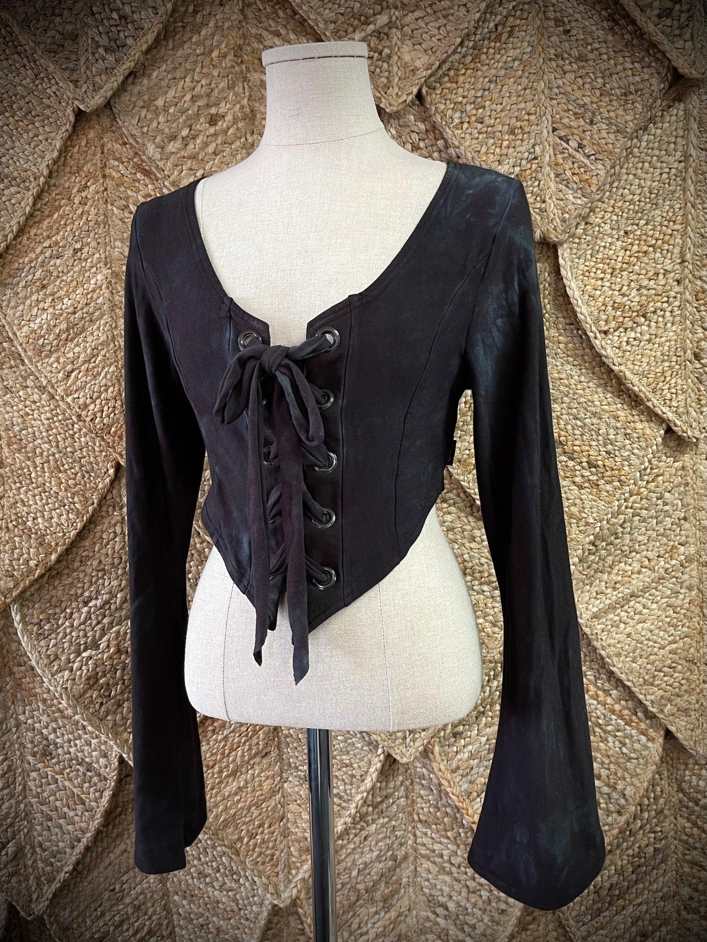 Moonshadow Tui Laceup Top