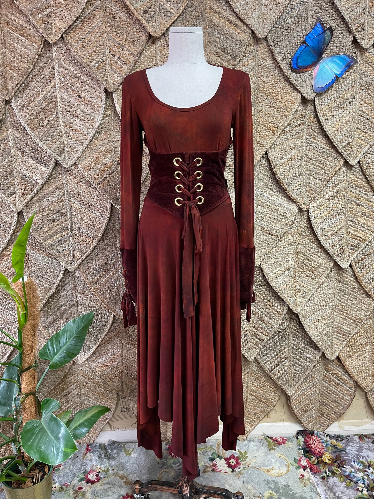 Burnt Earth Kererū Dress
