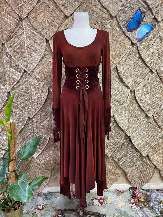 Burnt Earth Kererū Dress