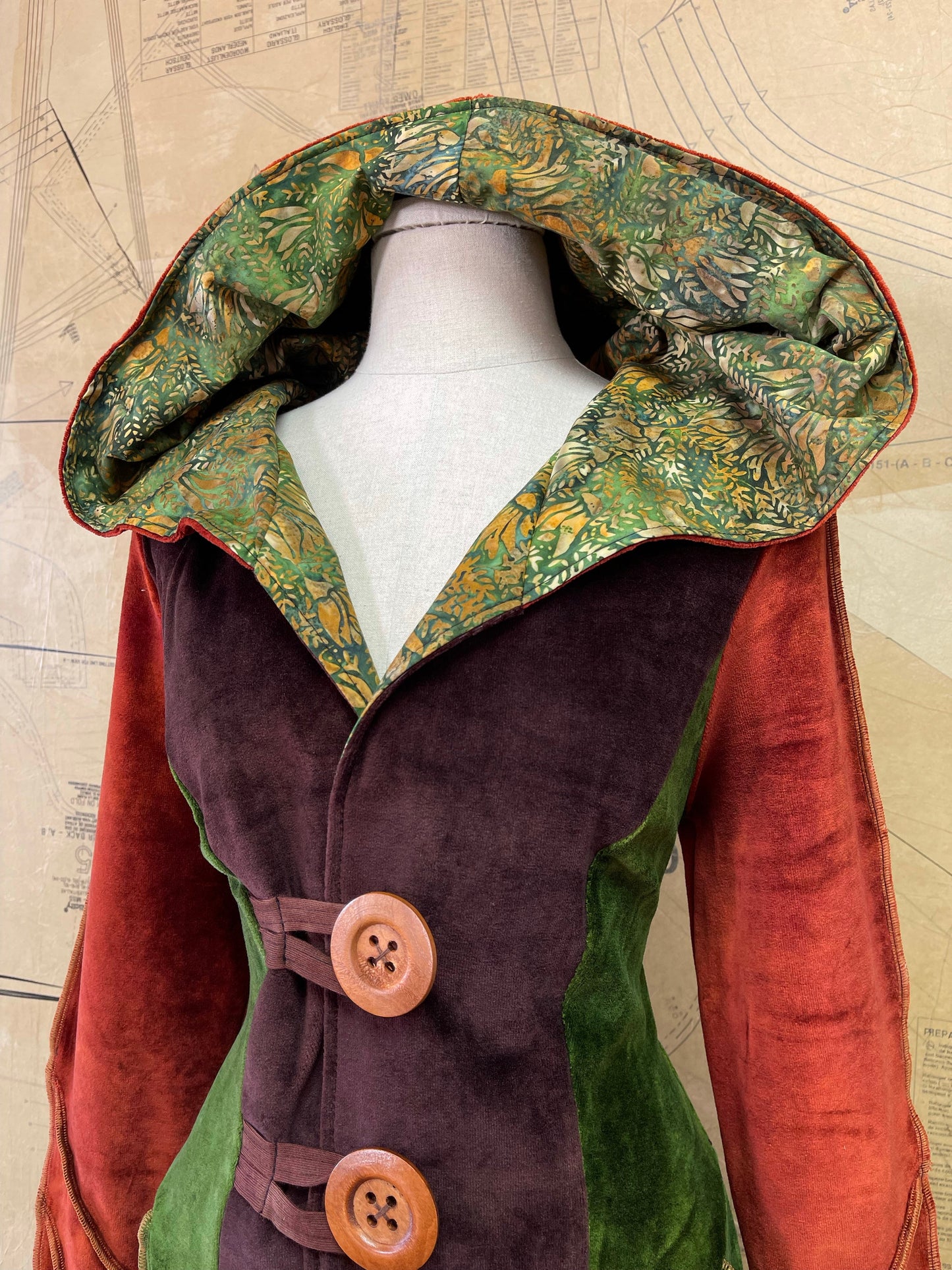 Large Leafae Pixie Coat