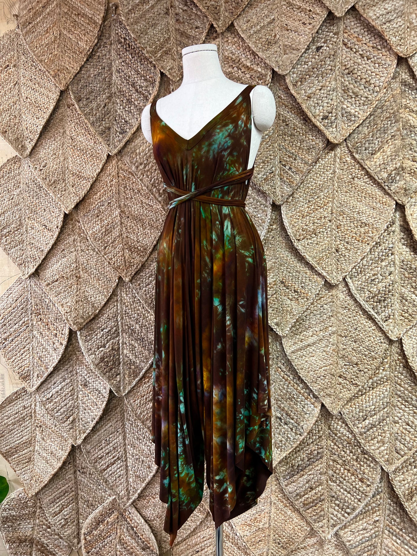 Forest Undergrowth Fantail Jumpsuit/Dress