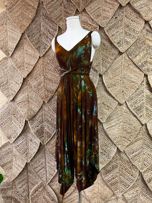 Forest Undergrowth Fantail Jumpsuit/Dress