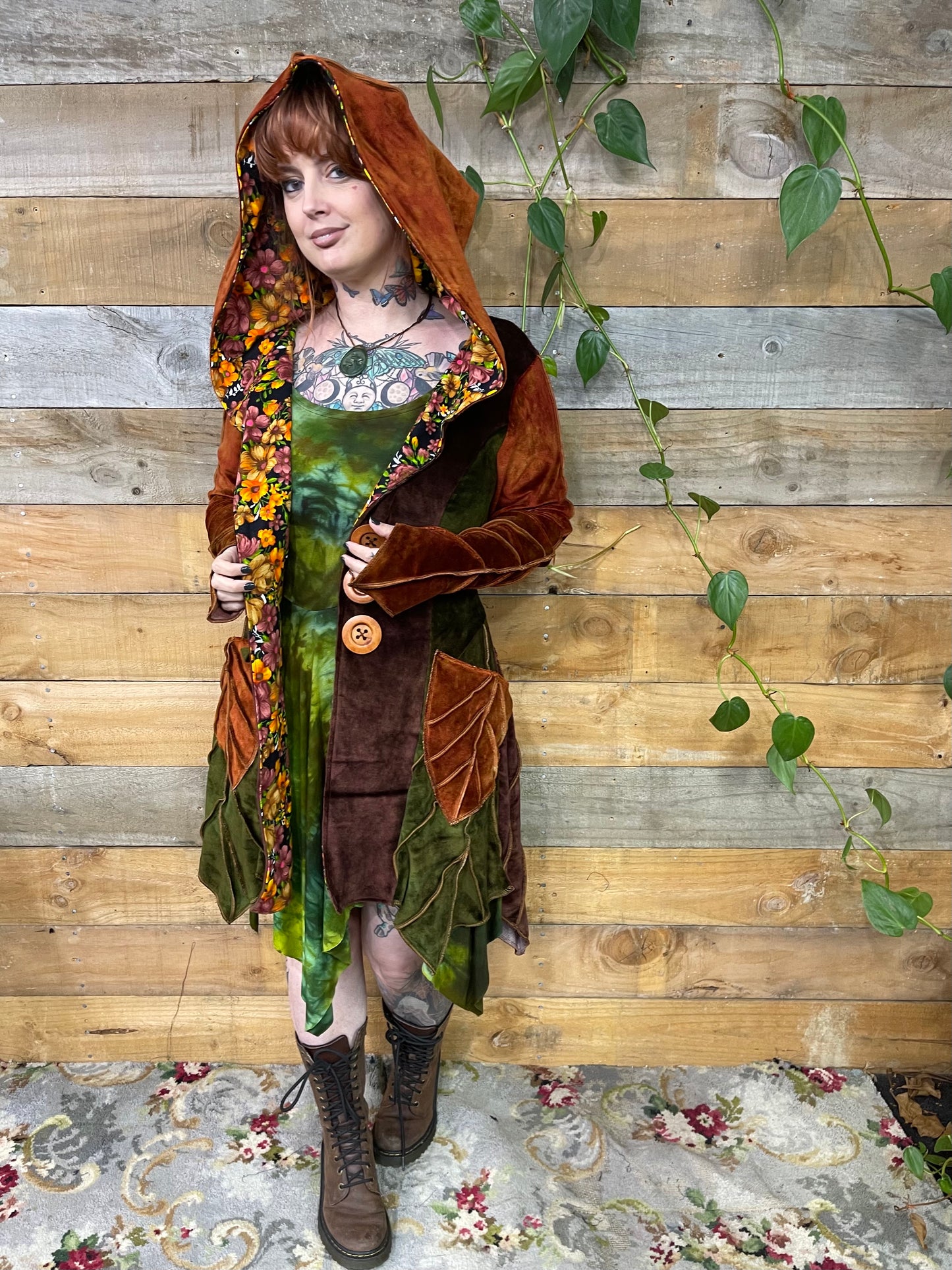 Large OOAK Forest Fae Coat