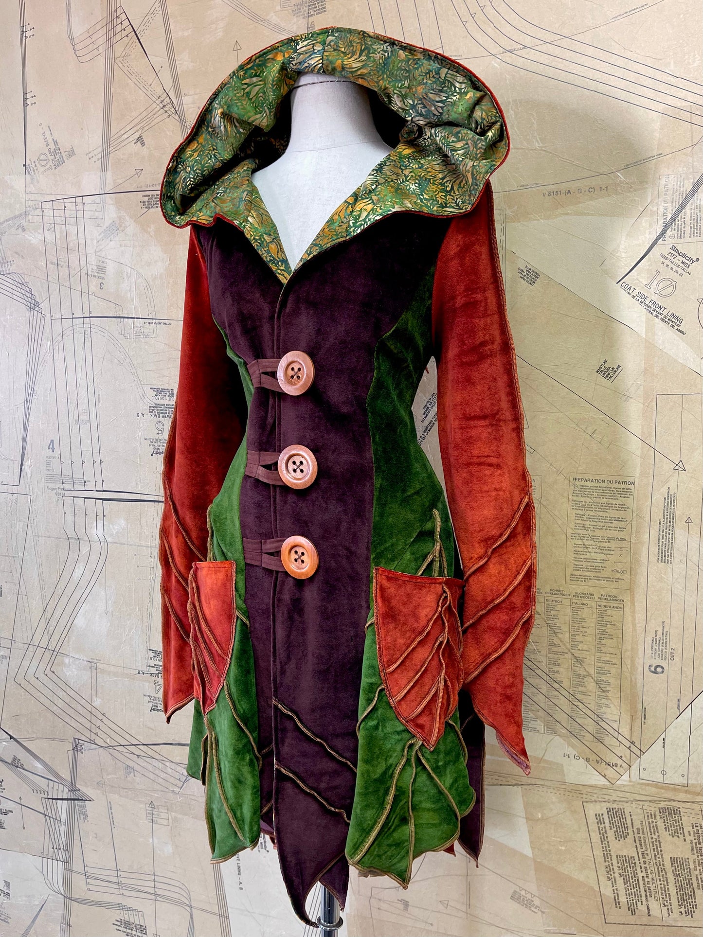 Large Leafae Pixie Coat