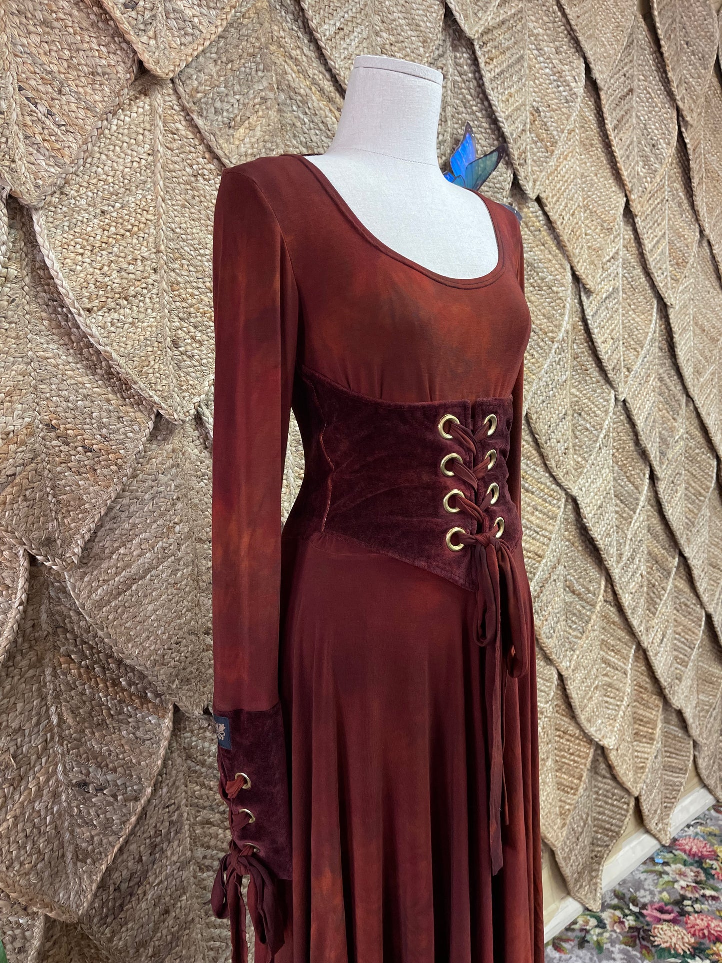 Burnt Earth Kererū Dress