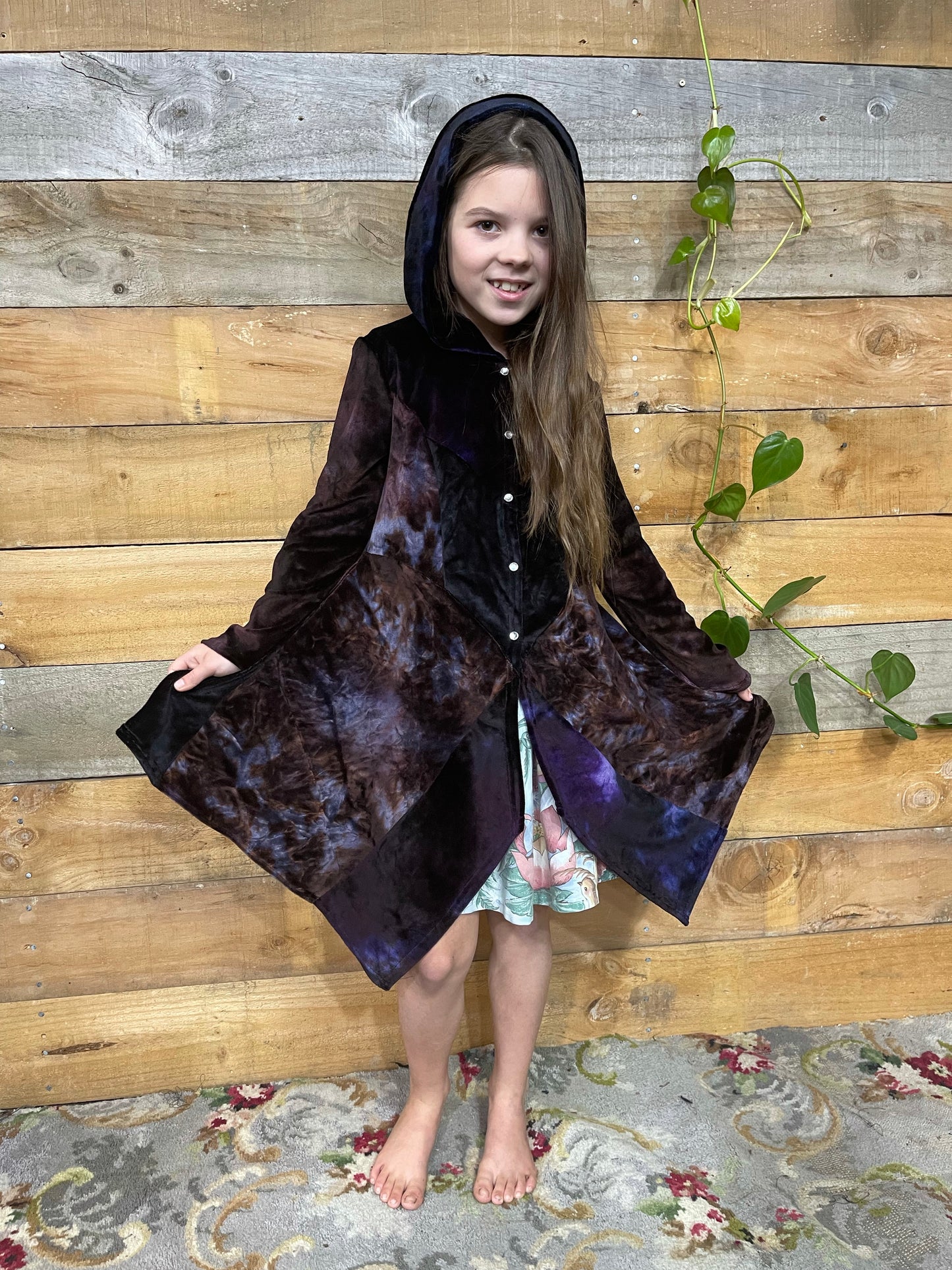 Itsy Pixie Velour Coat 6-10y