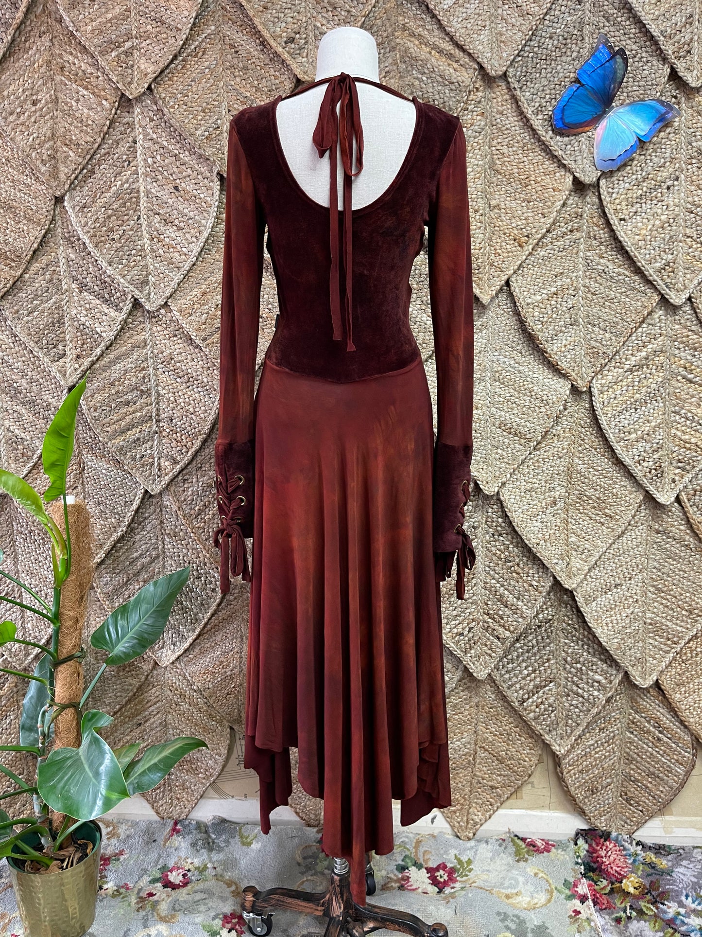 Burnt Earth Kererū Dress