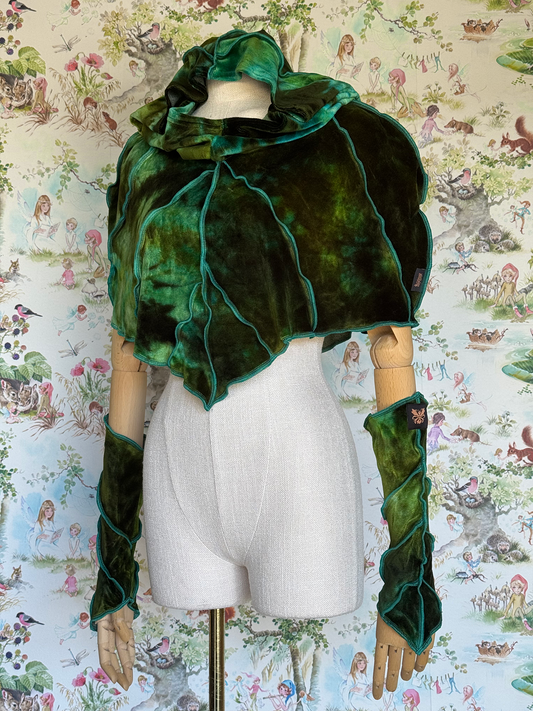 Labradorite Leafae Poncho Set